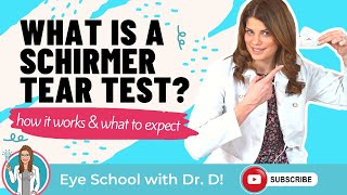 Dry Eye Diagnosis  What is a Schirmer Tear Test [upl. by Sirromad2]