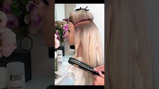 Curls on a flat iron Hairstyle tutorial [upl. by Blaine]