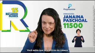 Janaína Paschoal fala sobre Venezuela e apoia Ricardo Nunes  PP  Vereador São Paulo 2024 [upl. by Acebber]