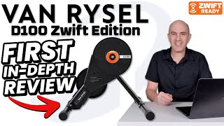 CHEAPEST Zwift Ready Smart Trainer Review VAN RYSEL D100 Zwift Edition [upl. by Hakkeber]