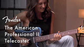 Exploring The American Professional II Telecaster  American Professional II Series  Fender [upl. by Ahseila665]