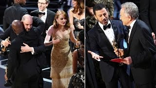 Oscars 2017 Wrong film announced Best Picture and what followed [upl. by Gney]