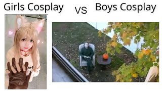 Girls Cosplay Vs Boys Cosplay [upl. by Amairam54]