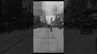 Straßen von San Franzisco 1906 8mmfilm classic [upl. by Corbin924]