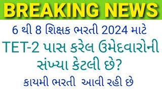 vidhyasahayak bharti 2024 tet 2 pass candidate kayami shikshak bharti letest news  prakash vasava [upl. by Mathur49]