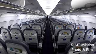 United A320 cabin tour slimline [upl. by Mossolb]