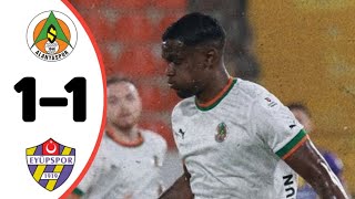 Alanyaspor Vs Eyüpspor 11 All Goals Results Extended Highlights amp Analysis [upl. by Antebi]