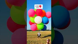 How Many Balloons Does It Take To Flytrending viralvideo shorts MrBeast [upl. by Budge815]