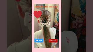 🥰Hair styles for girls 👧 hairstyle shrots ahmadimran [upl. by Yeltnarb]