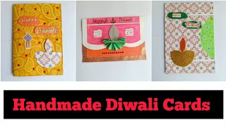 Best Card Ideas for Diwali 🪔  Handmade Cards  DIY Diwali Cards  Diwali 2024 [upl. by Yelhs]