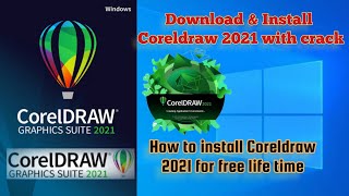 How to install CorelDRAW 2021 windows 10 download and install Coreldraw with crack [upl. by Nolyaj]