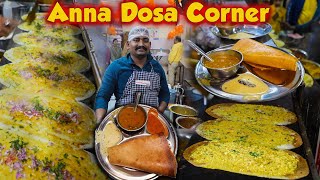 Gurgaons South Indian Raja  Anna Dosa Corner  South Indian Food [upl. by Marino]