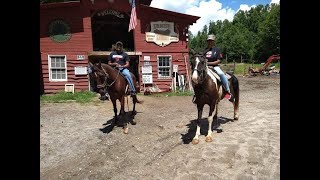 Horseback riding at Forrest Hill Resort [upl. by Kcinomod]