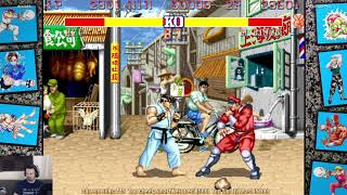 SF 30th Anniversary Collection Launch 1st SFII Hyper Fighting gameplay pt5 [upl. by Noived]