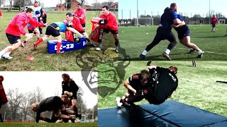 Rugby Tackling and jackal drills compilation [upl. by Analeh]