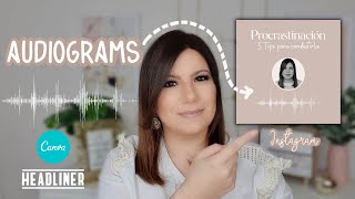 💟 APRENDE a crear AUDIOGRAMS para tu cuenta de INSTAGRAM💟 Paso a paso [upl. by Elletse]