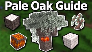 Ultimate Minecraft 122 Pale Oak Tree Guide  Find amp Grow Fast Farming amp More [upl. by Anahsek]