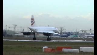 Concordes last flight from Heathrow [upl. by Irrej]