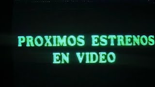 Más Estrenos en VHS en 1995 LKTEL [upl. by Schluter]