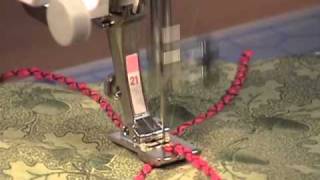 22 BERNINA presser feet  Braiding foot 21 [upl. by Naujej]