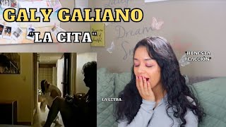 REACCIONO por PRIMERA VEZ a GALY GALIANO  quotLa citaquot [upl. by Edahs]