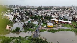 Excessive Waterlogging in Bhayli Vadodara [upl. by Alebasi]