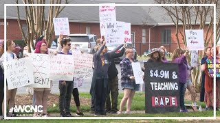 Protests continue at Monroe church over pastors comments [upl. by Nhoj]