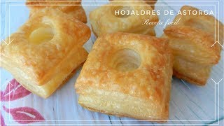 Hojaldres de Astorga Receta sencilla y fácil [upl. by Mckale]