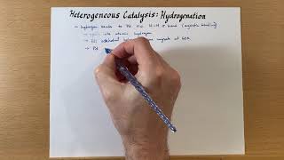 Heterogeneous Catalysis Hydrogenation Mechanism [upl. by Maury703]