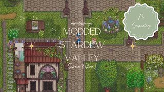 Modded Stardew Valley  No Commentary  Summer 8 Year 1 [upl. by Denman]