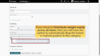 Desire2Learn version 102 Manage Grades with the Weighted System [upl. by Suk]