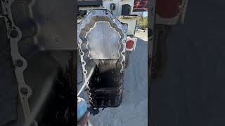 CAT 329E oil pan gasket replacement bluecollar mechanic heavyequipment [upl. by Vasos715]