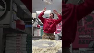 Worlds Best Pizza Spinner d0ughjoe pizza viral [upl. by Earazed823]