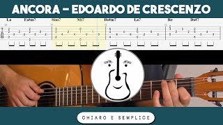 Ancora Edoardo De Crescenzo  Chitarra Arpeggio [upl. by Ainos568]