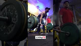 Deadlift 😐deadlift powerlifting fitness gym hardwork backworkout mindset [upl. by Ambur]