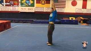 BACK HANDSPRING The SnapDown PART 3 of 5 [upl. by Akenom]