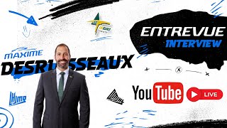 QMJHL Youtube Live  with Maxime Desruisseaux ValDOr Foreurs [upl. by Irtimid]