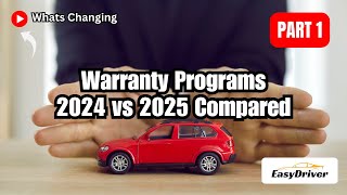 Car Warranty Programs 2024 vs 2025 Compared  Part 1 [upl. by Atinyl]