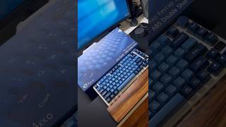 Unboxing Akko Keycap set  Ocean Star SAL profile ABS double shot keyboard asmr akko keycaps [upl. by Paco]