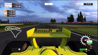 F1 Championship Edition PS3 HD Renault RS01 at Magny Cours [upl. by Immak]