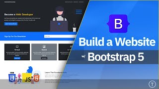 Bootstrap 5 Crash Course  Website Build amp Deploy [upl. by Itnahsa57]