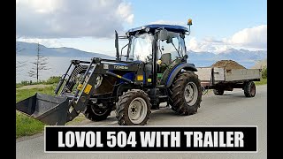 Lovol 504 with trailer 9Northernlight [upl. by Bartholomeus934]