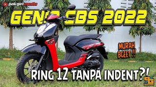 MURAH REVIEW HONDA GENIO CBS TERBARU 2022 HITAM MERAH [upl. by Ehsom]