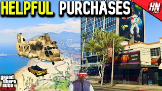 10 MOST HELPFUL Things You CAN BUY In GTA Online [upl. by Ybocaj]