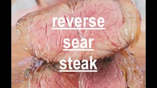 reverse seared sirloin steak [upl. by Tammara]