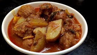 How To Make Soya Potato Curry  Meal Maker Potato Curry  Soya Beans urulaikilangu Kuzhambu [upl. by Won]