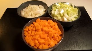 ⭐ Cómo hacer el corte mirepoix  Cómo cortar en mirepoix ⭐ [upl. by Notrom]