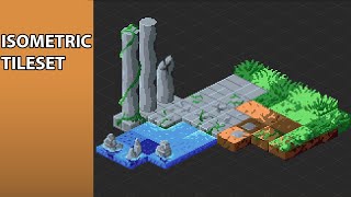 Isometric Tileset In Aseprite For Unity [upl. by Stokes]