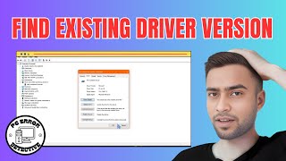 How to Find the Existing Driver Version in Windows 10 [upl. by Ailliw]