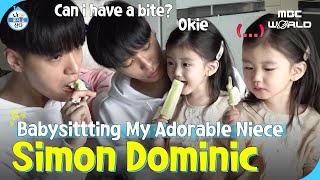 ENG Simon Dominic Babysits His Adorable Niece SIMONDOMINIC CHAECHAE [upl. by Berti]